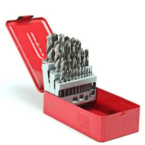 Hss Drill Bit Set 25pc (1-13mm) Metal Box