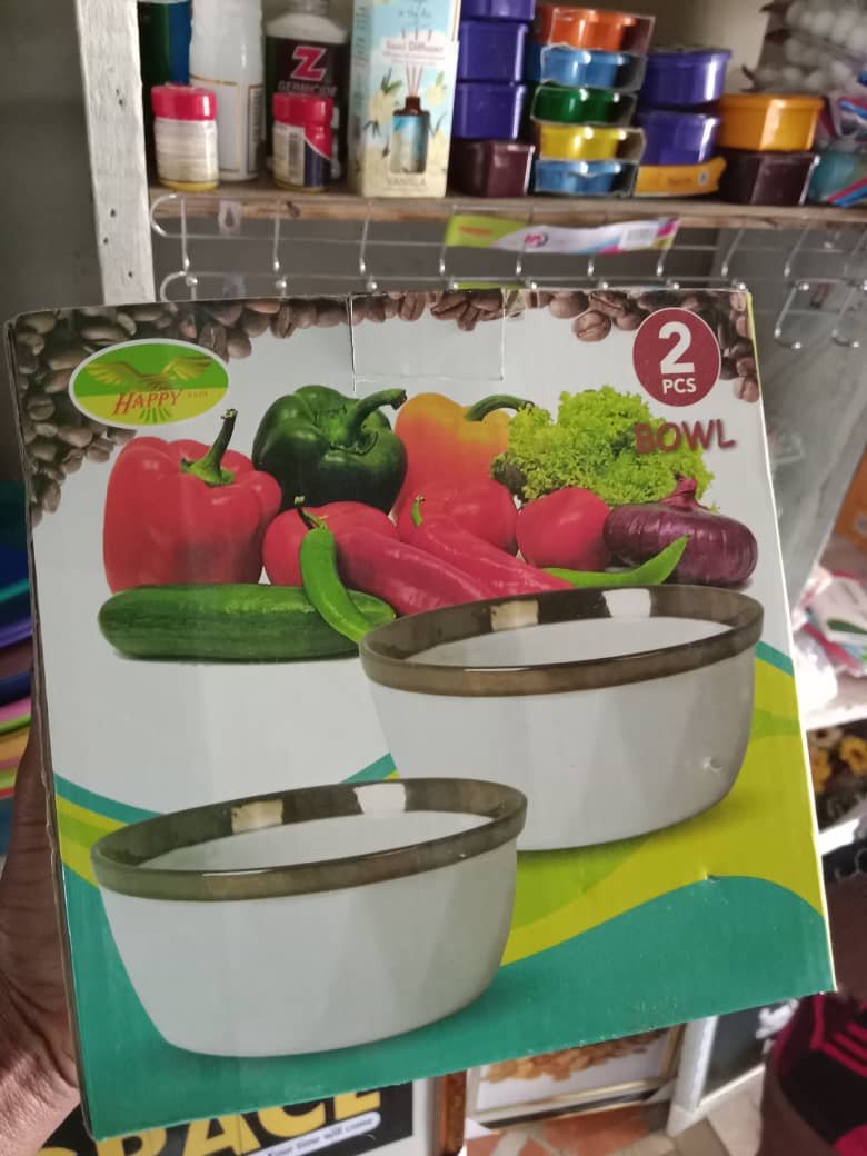 Happy 2pcs food bowl
