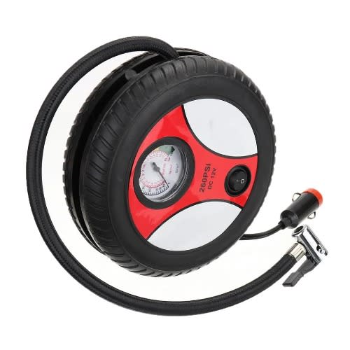 Portable Mini Tire Inflator - Car Air Compressor - 12v