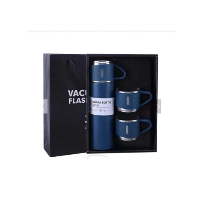 Vacuum Flask With 2 Cups Set - 500ml