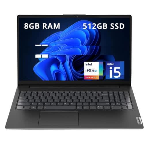 V15 Laptop - Core i5-1235U - 15.6" FHD - 8GB RAM - 512GB SSD - Freedos -82TT000SUE - Black