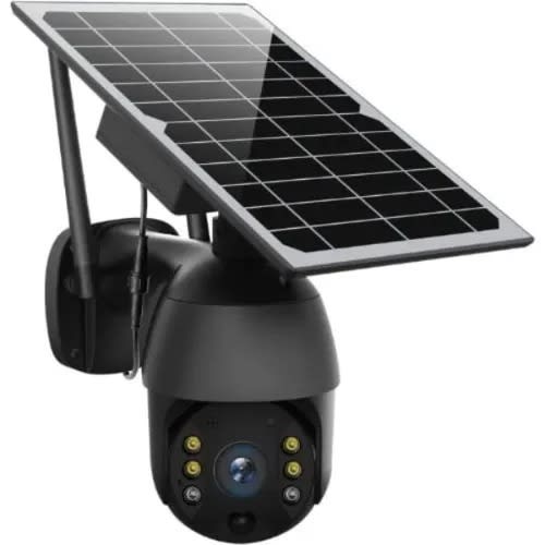 Solar Powered 4g Simcard Ptz Cctv Camera With Wireless Connection - 2 Pieces