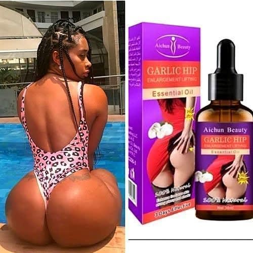 Effective Natural Garlic Hips And Butt Enlargement Oil -30ml
