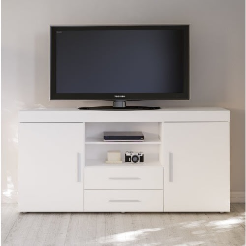 J Best 2 Door & 2 Drawer Sideboard - White