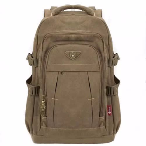 Brown Multi Purpose Khamo Khaki Backpack - Big Size