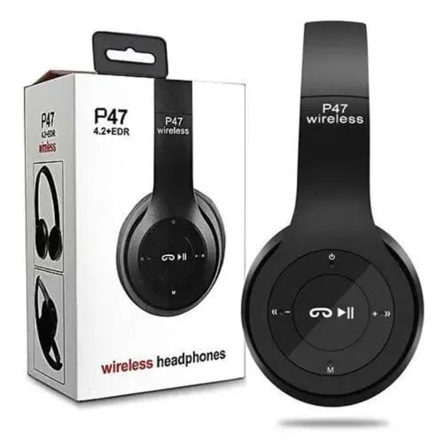 P47 Foldable Wireless Bluetooth Headphones