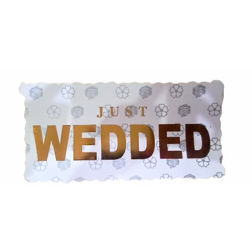 Customized Wedding Car Plate Number