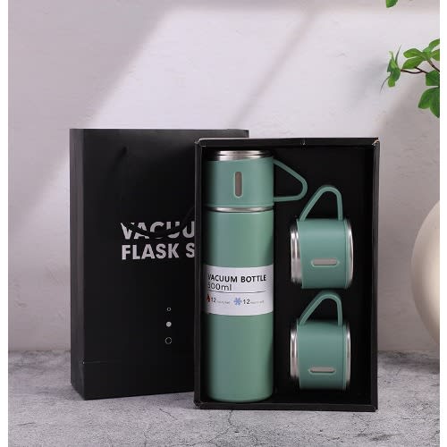 Water Flask With 3cups