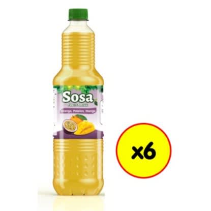 Sosa Fruit Juice 1 Litre × 6 Pcs