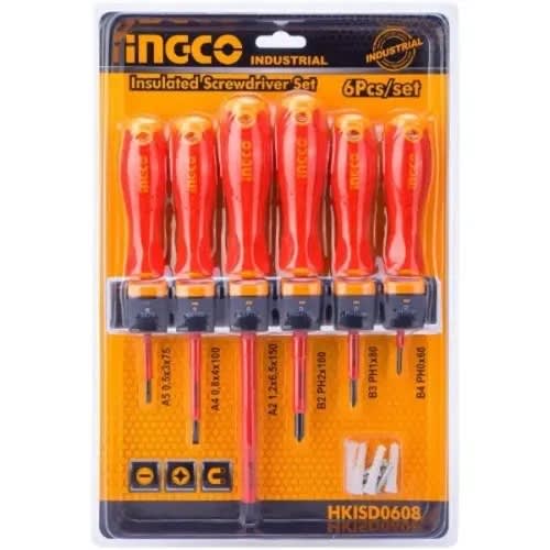 Total Insulated Screwdriver Set- 6pcs