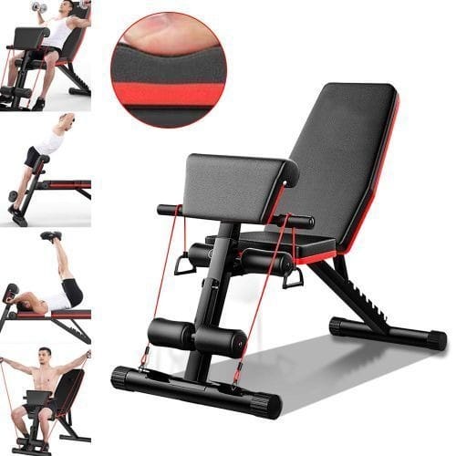 Abdominal  Adjustable  Workout Bench With Rope