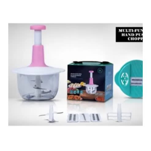 Multifunctional Vegetable Chopper - Complete Set With 2 Liters Bowl