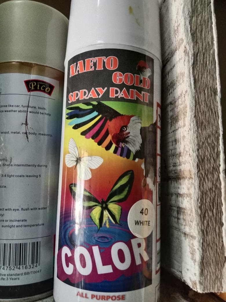 Naeto Gold Spray Paint - 400ml - White