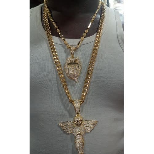 Two In One Necklace For Men