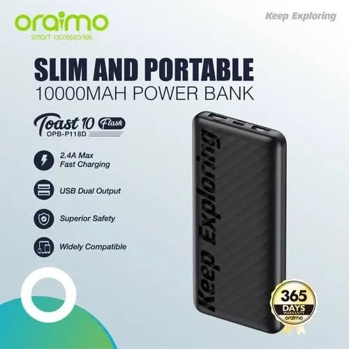 Slim And Portable Powerbank  10000mAh