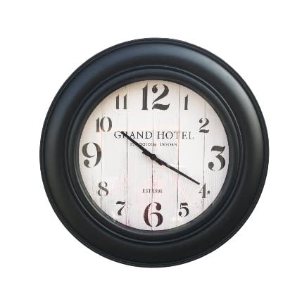 Grand Hotel Stockholm Sweden Est 1908 Wall Clock - 30''