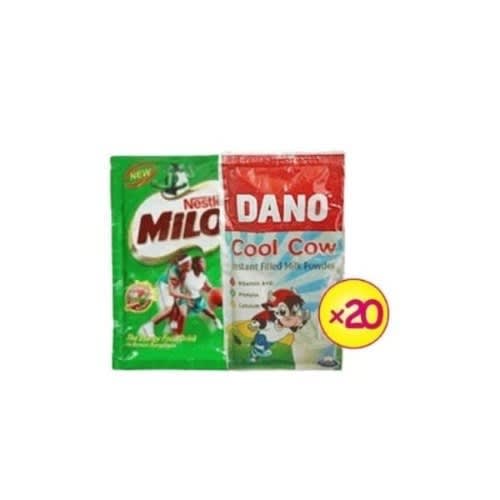 Milo 20g & Dano 14g - Bundle X 20 Each