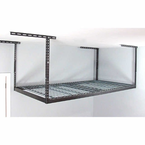 Saferacks 4 X 8  - 24" - 45" - Overhead Garage Storage Rack And Accessories Kit
