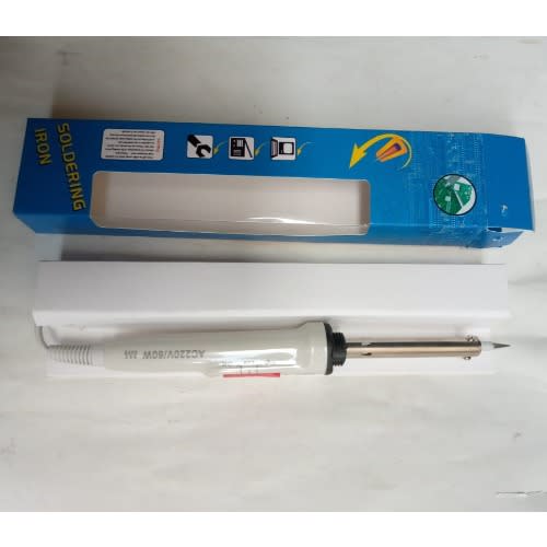 Electric Soldering Iron - 60 Watt - 220 Volt - White