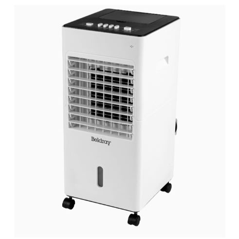 Portable 6L Button Control Air Cooler, Purifier & Ioniser - 65W