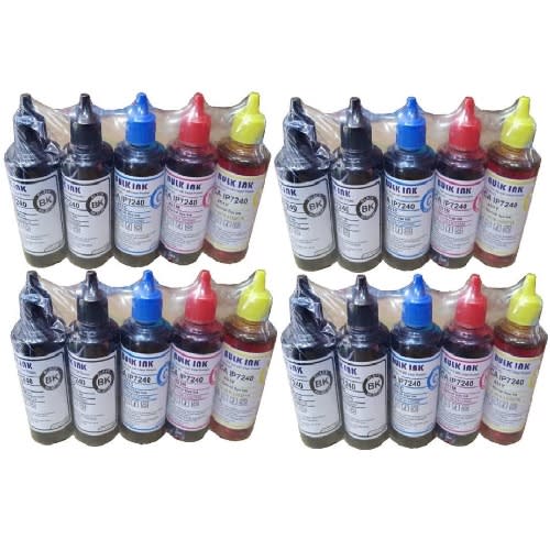 Bulk Ink Refill Pack Of 5 For Canon Printers X 4packs