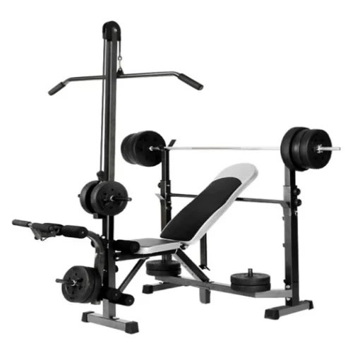 Fss 6 In 1 Muti Station Incline,flat And Decline Bench Press With Lat Pulldown
