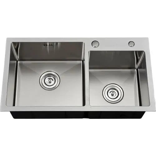Stainless Steel Kitchen Sink - Double Bowl Under Mounted