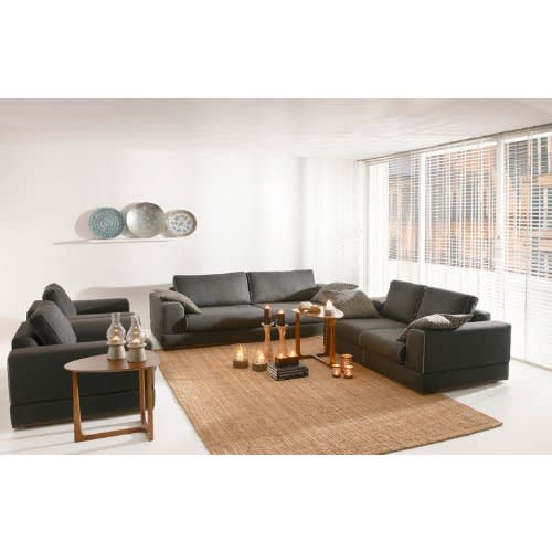Hunter Grey 4pc 7 Seater Sofa Set