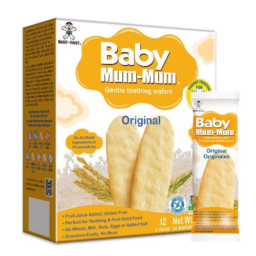 Baby Mum-mum Original Rice Rusks- 24 Rusks- 50g X6