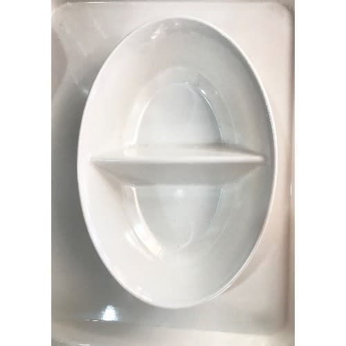 2 Sided Ceramic Unbreakable Plates-set Of 6