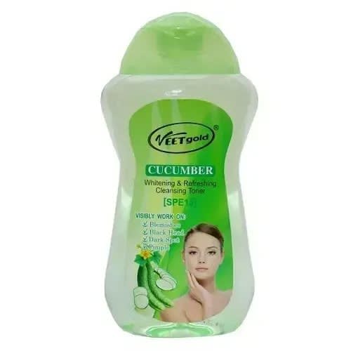 Cucumber Whitening & Refreshing Cleansing Toner - 200ml