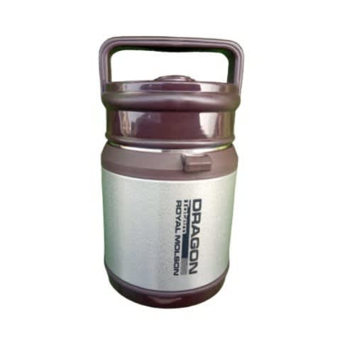 Dragon Stainless Steel Double Wall Vacuum Food Water Flask - 2L