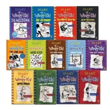 Diary Of A Wimpy Kid Collections - 13 Books