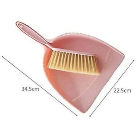 Soft Bristle Dustpan Brush Set