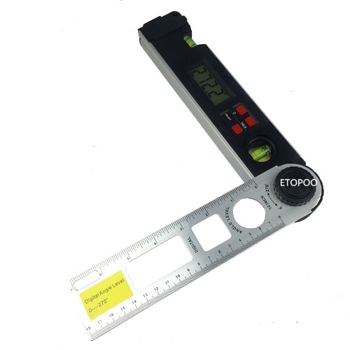 270 Degree 250mm Digital Angle Ruler Finder Gauge - Multi-purpose Digital Protractor Level
