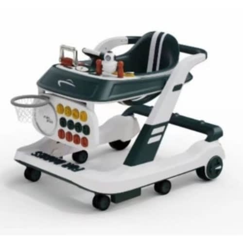 Baby Portable Walker With Pusher And Music