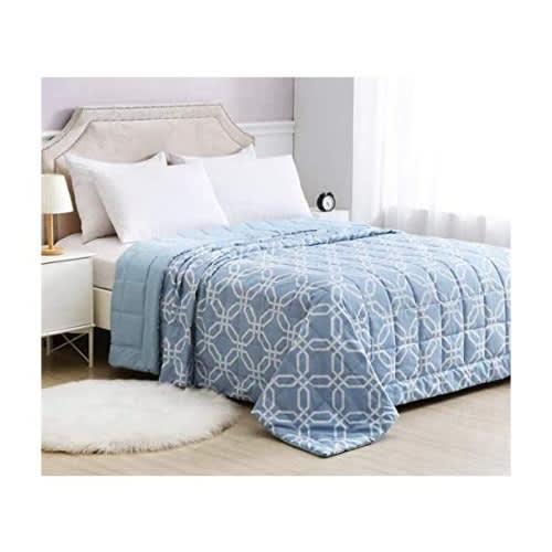 Reversible Down Alternative Blanket King - Blue
