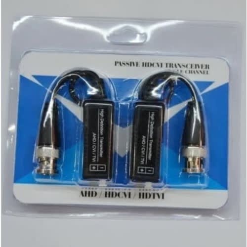 TVI/CVI/AHD Pive Twisted Pair Video Balun Male Bnc Hd Cctv - 6 Pairs