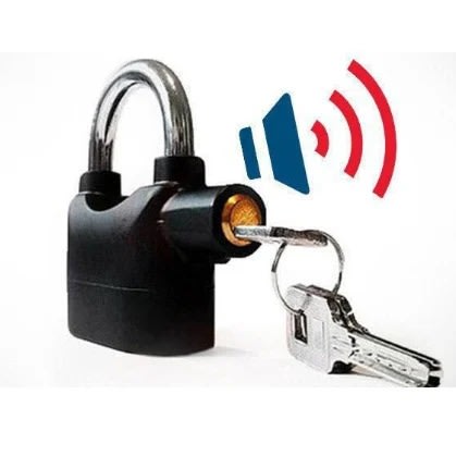 Siren Security Alarm Padlock