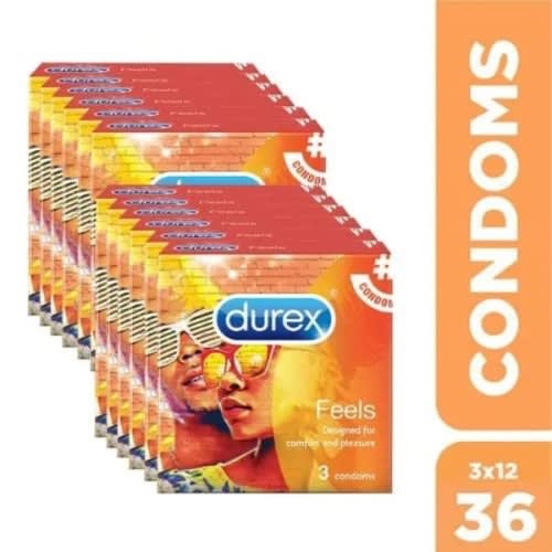 Feels Condom - 12 Packs Of 3