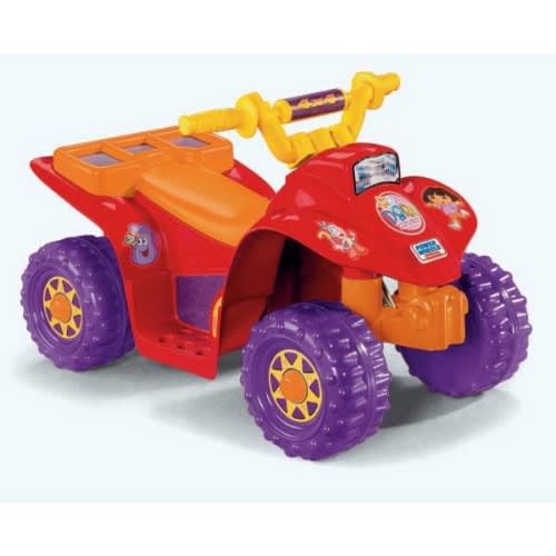 Fisher Price Power Wheels Dora Lil' Quad 6v Atv Ride-on