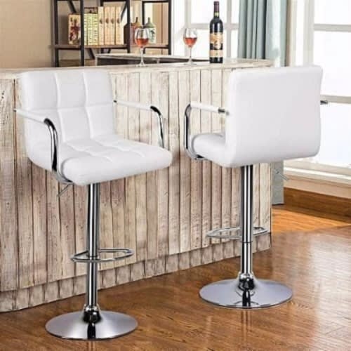 Sets Of 2 Bar Stools With Arm And Back Rest