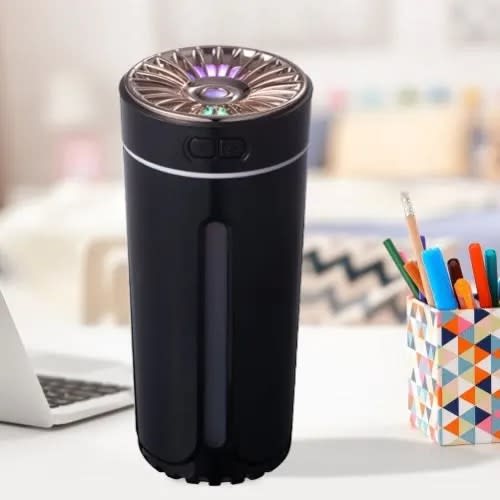 Air Humidifier With 7 Color Ultrasonic Aroma Essential Oil Diffuser - 300ml