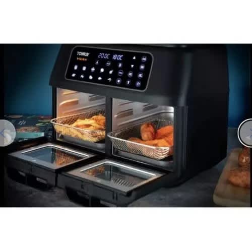 11L Dual Compartment Digital Air Fryer Oven - 2400W