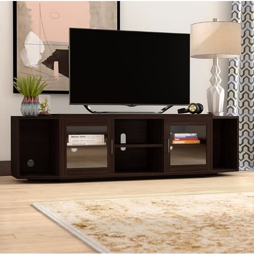 Sadia Besant TV Stand For Televisions Up To 78" - Walnut