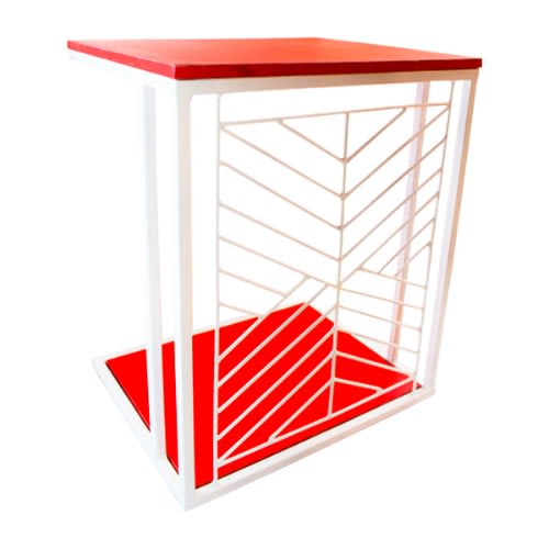 C Shaped Side Sofa Table - 24''