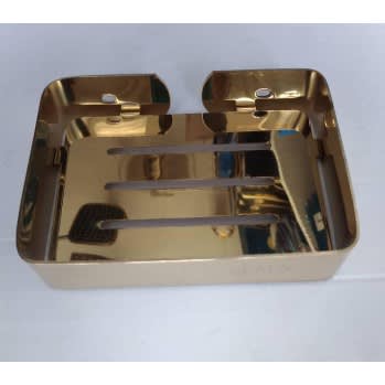 Stainless Steel Soap Dish- Gold