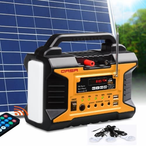 Solar Portable Generator + Free Solar Panel + Free Bulb Spp-007dc