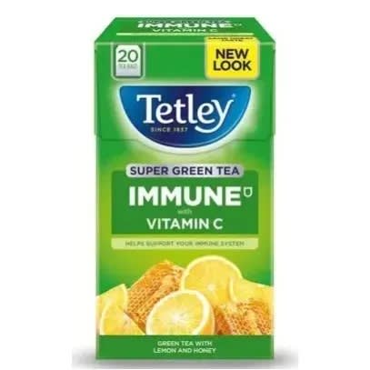 Tetley Super Green Tea With Lemon & Honey - Immune With Vit C