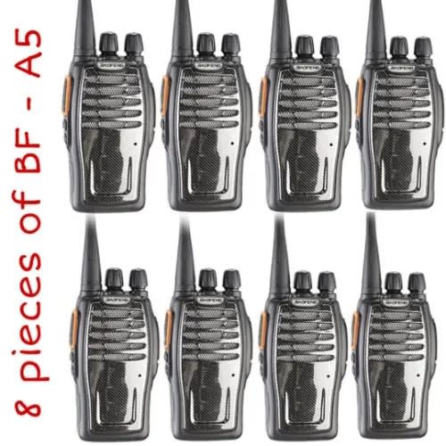 Of Bf - A5 Walkie Talkie Radio - 8 Pieces